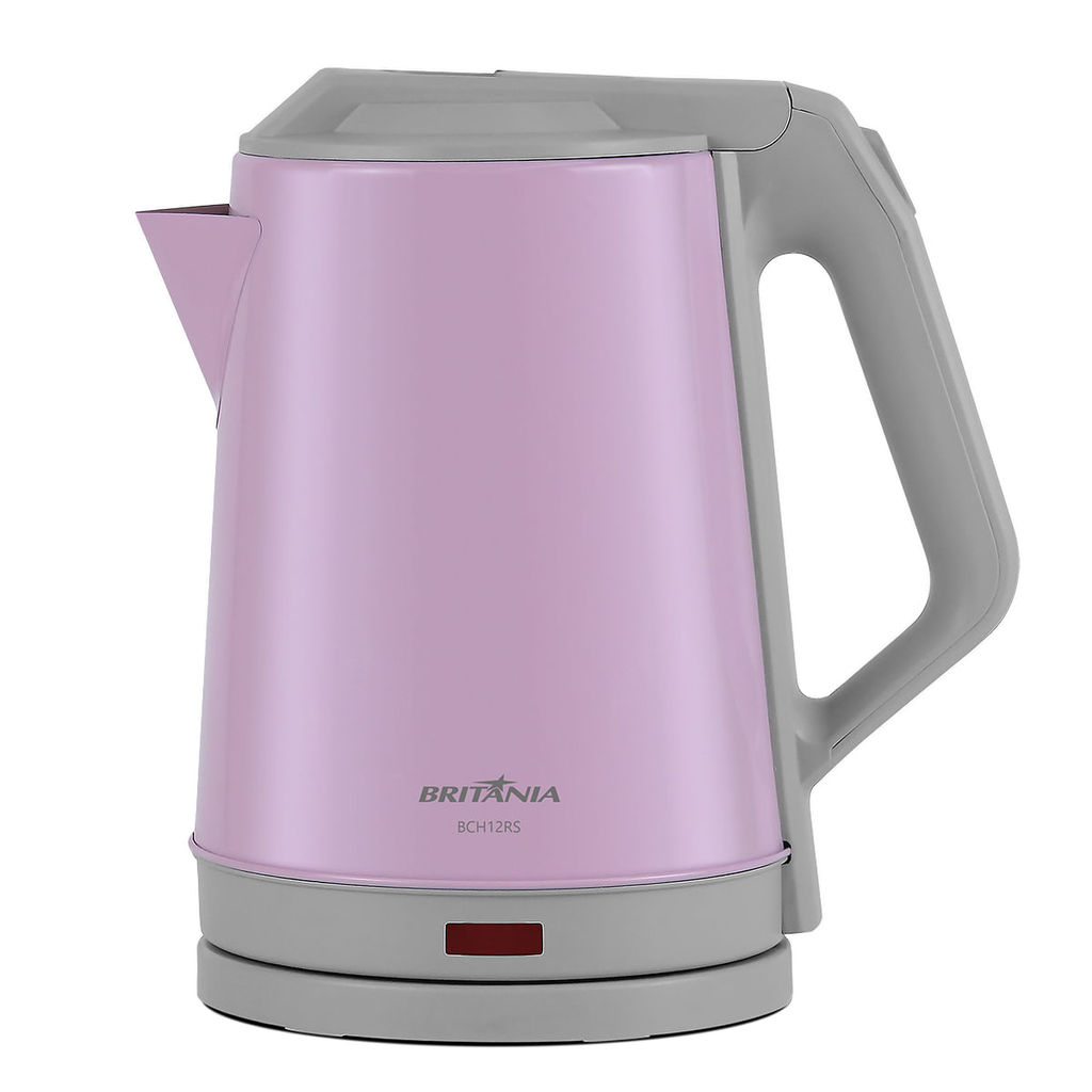 Chaleira Elétrica Rosa Britânia 1,9L Inox BCH12RS em Oferta na Shopee