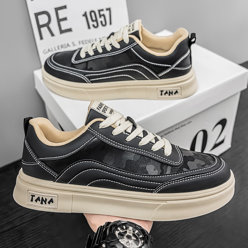 Tênis sapatos masculinos 2024 novo estilo verão respirável desodorante preto tênis camuflagem tênis de venda quente espo