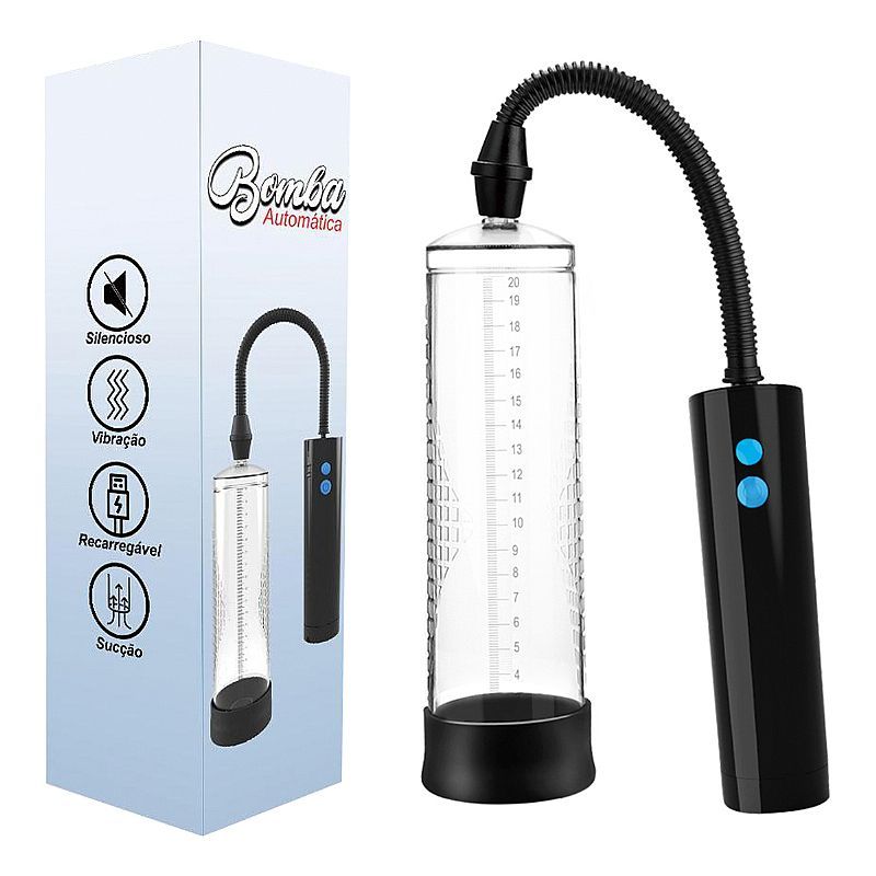 Bomba Peniana Automática - Super Forte &  Recarregável em Oferta na Shopee