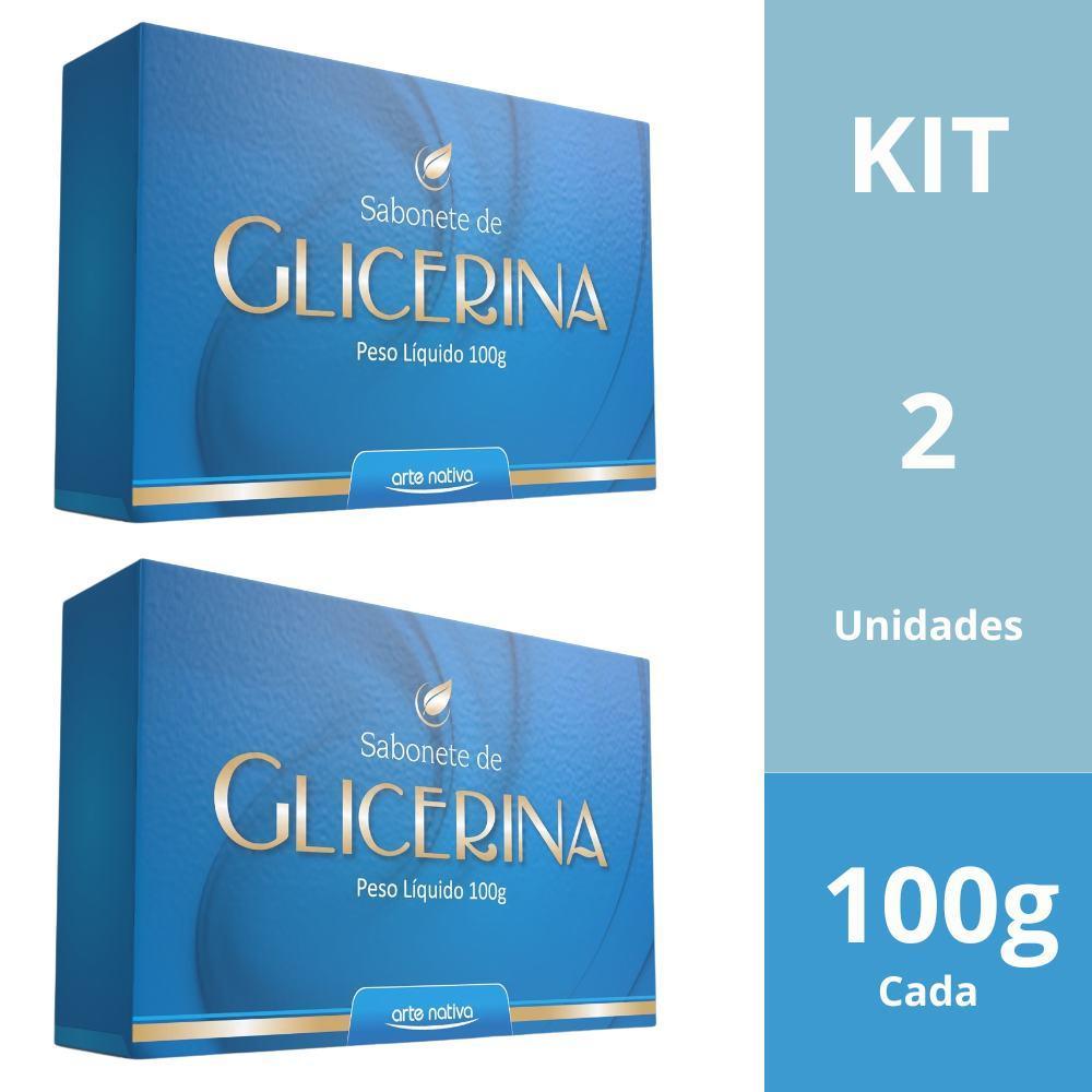 Sabonete Arte Nativa Glicerina Kit com 2 Unidades 100g Cada em Oferta na Shopee