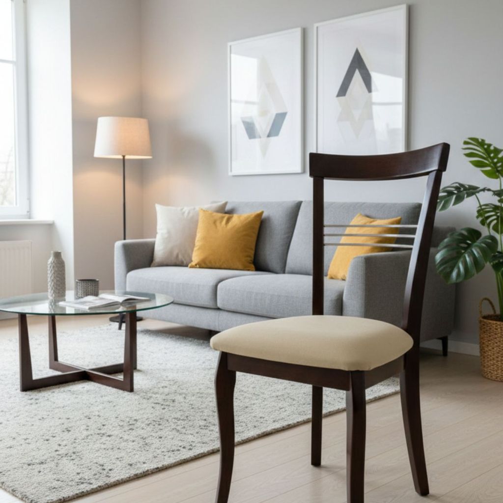 Capa Para Assento Decorativa Para Cadeira Malha Lisa Elegante E Confotavél Poliester/Elastano Adomes Presente Pai em Oferta na Shopee