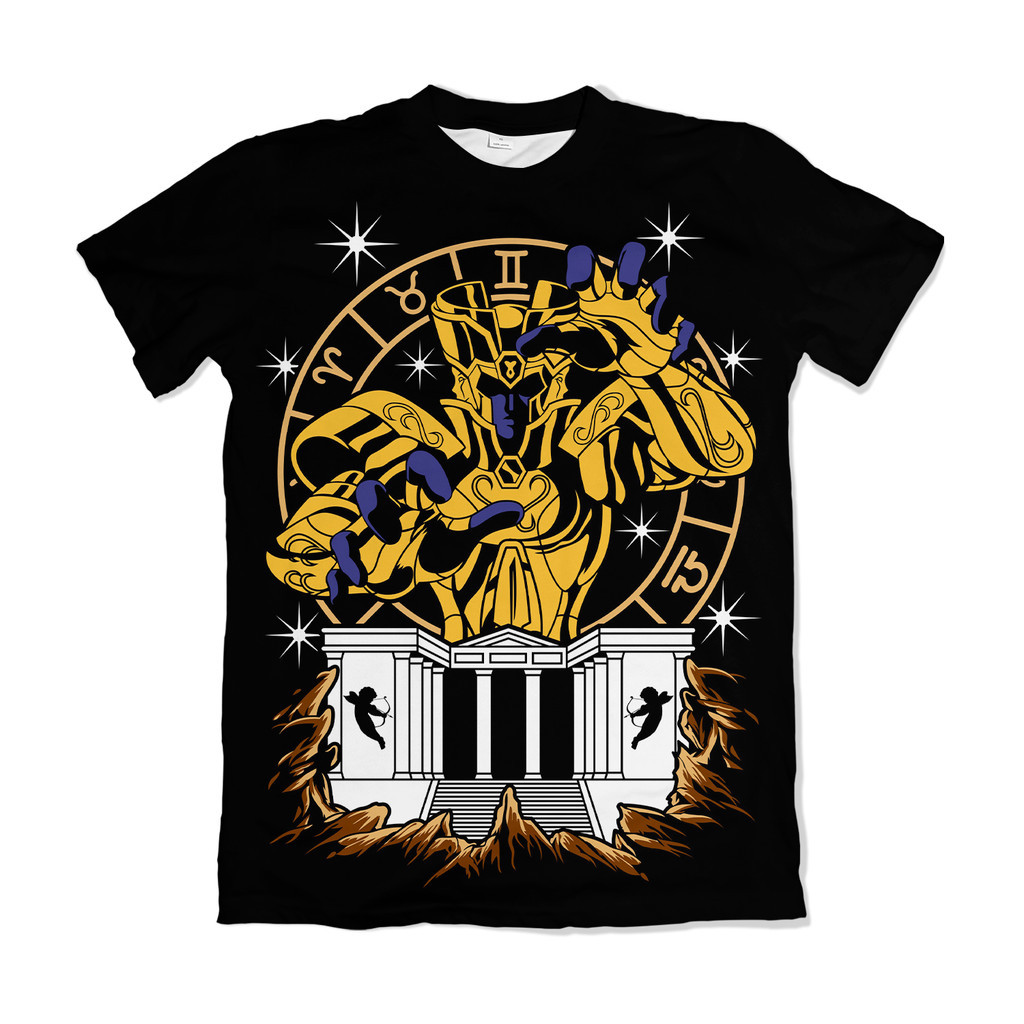 Camiseta Cavaleiros do Zodíaco Saint Seiya Saga de Gêmeos Anime Dry-Fit Estampa Premium Unissex Swit