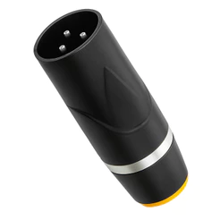 Conector XLR Macho 3 Pólos BK - CS207 – Conexão Profissional e Alta Performance!