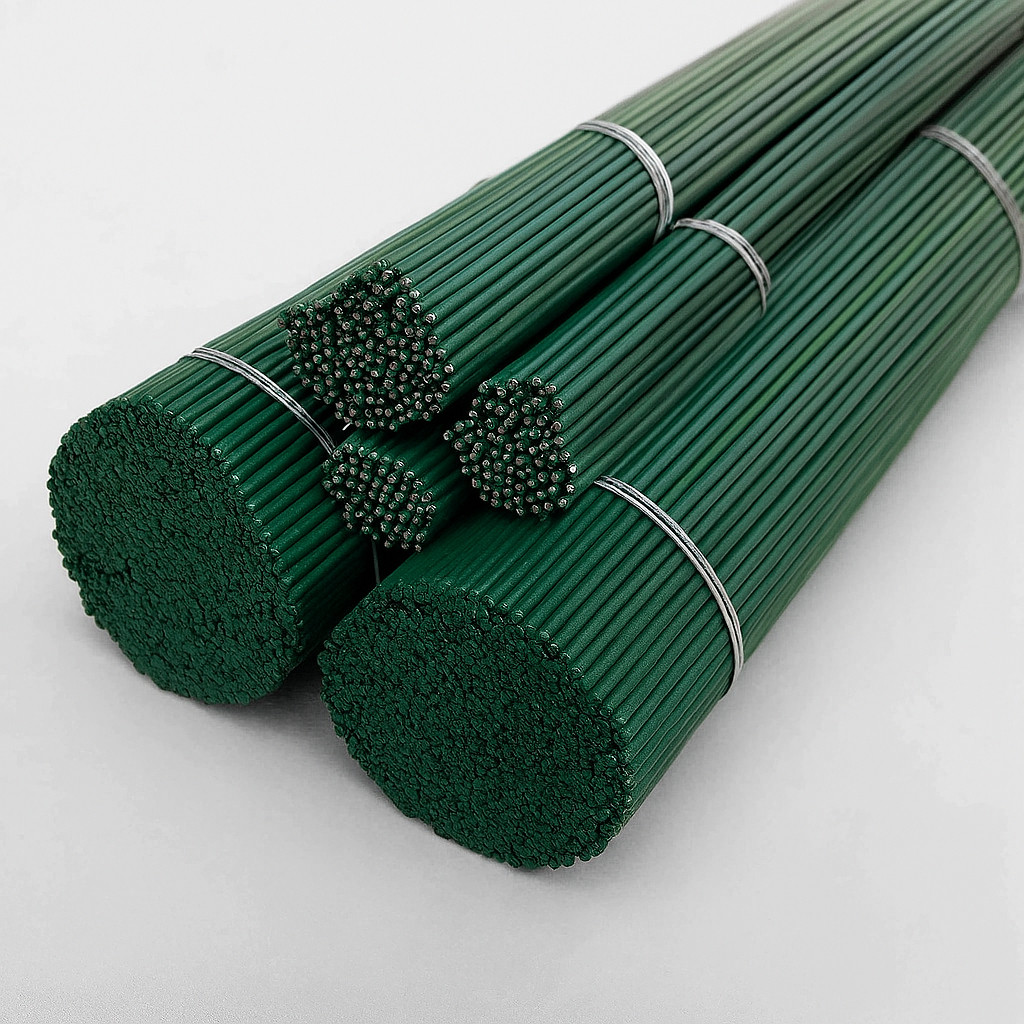 Estaca Tutor Plastificado para Plantas Flores Orquídeas Hortaliças Jardim 40 a 80cm
