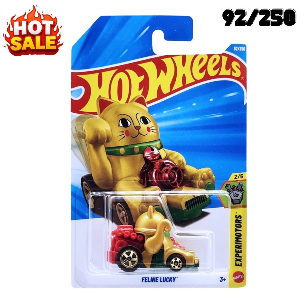 Miniatura Hot Wheels Feline Lucky Gold 1:64