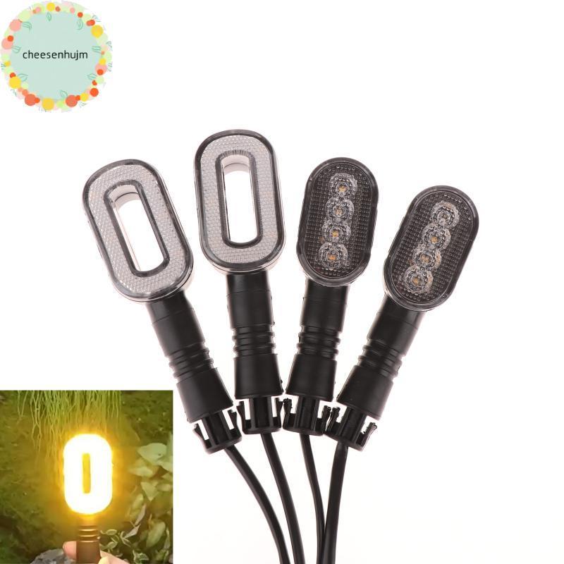 cheesenhujm 2 Peças Luz Traseira De Buzina De Sinal De Mudança De Direção De Bicicleta 36V/48V/60V/72V Aviso De BR