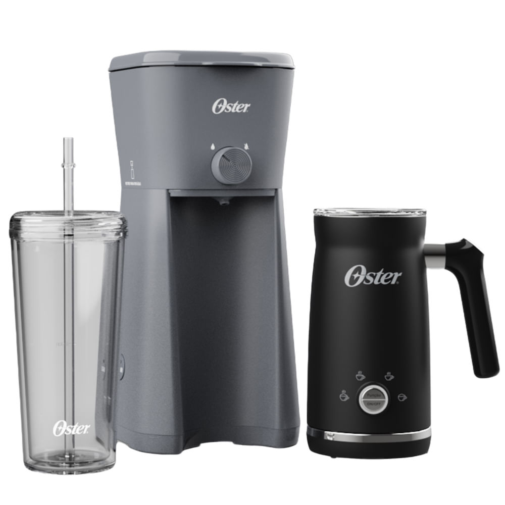 Kit Café Gelado - Cafeteira Iced Coffee e Espumador de Leite Elétrico em Oferta na Shopee