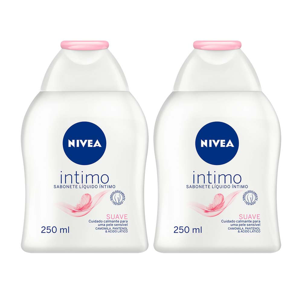 Sabonete Líquido Íntimo Nivea Suave Camomila 2 Unidades 250ml cada em Oferta na Shopee