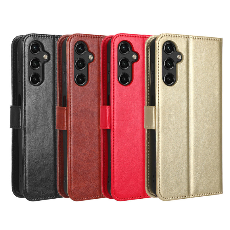 Adequado para Samsung Galaxy A17 caso de telefone A25/A16 caso de couro do telef