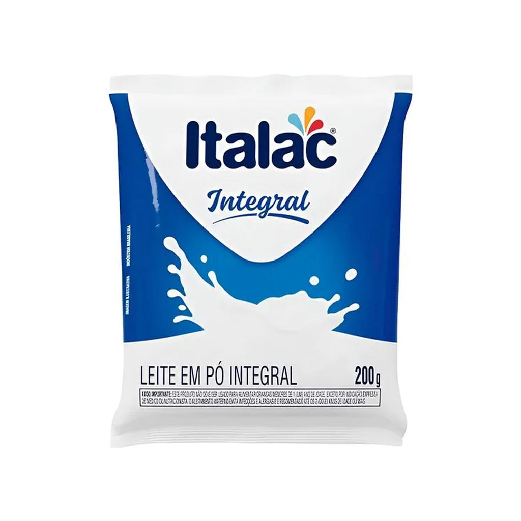 Leite em Pó Integral 200g - Italac
