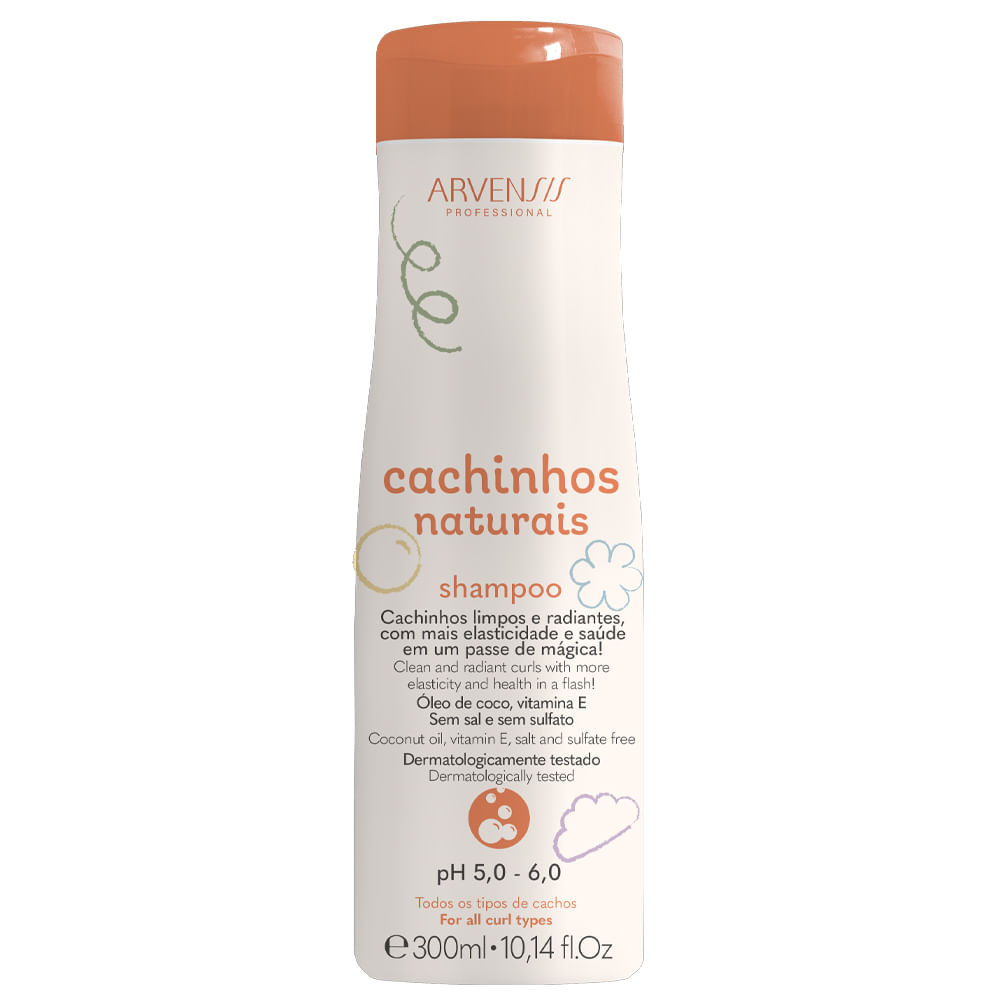 Shampoo Infantil Arvensis Cachinhos Naturais 300ml em Oferta na Shopee