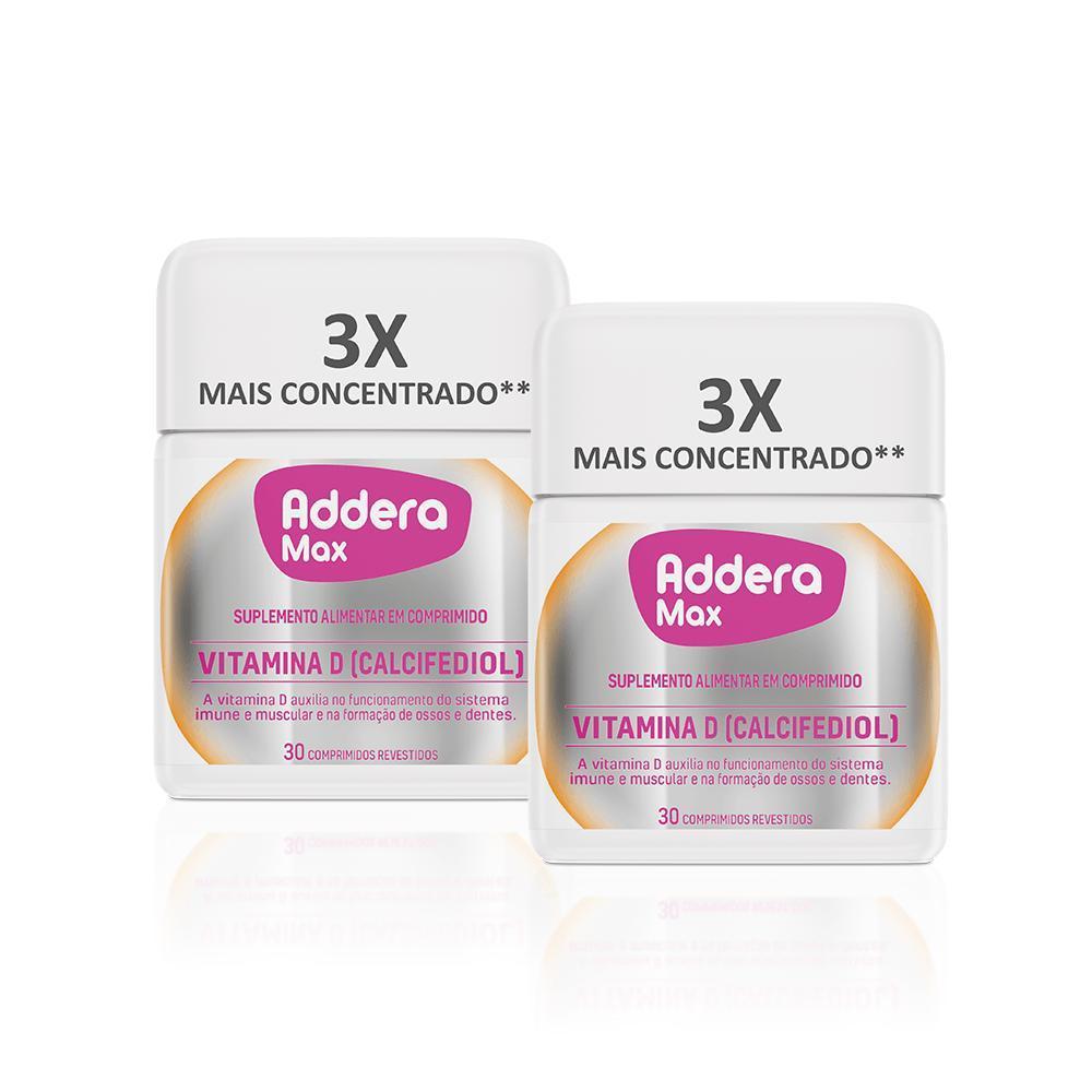 Kit 2 Vitaminas D Addera Max- 30 Comprimidos