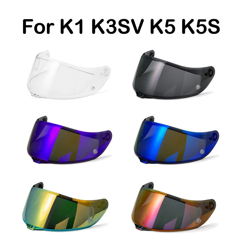 [2026NOVO] Viseira para Capacete de Motocicleta AGV K5 K3SV K1, viseira integral, lente de capacete, acessórios ISHX