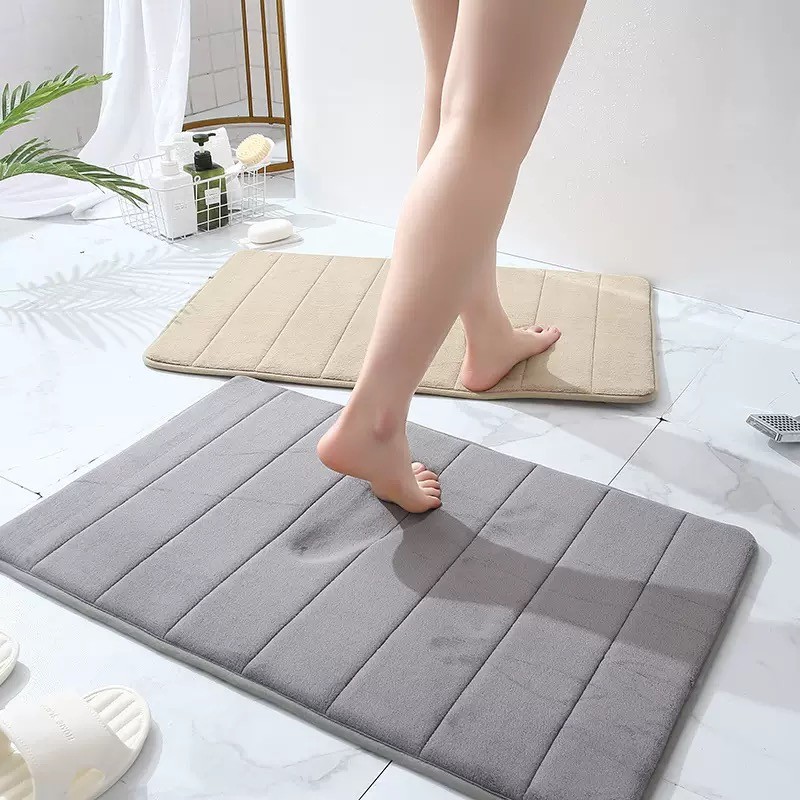 Tapete de Banheiro Super Absorvente Antiderrapante Macio para Box Vaso e Pia 40x60cm