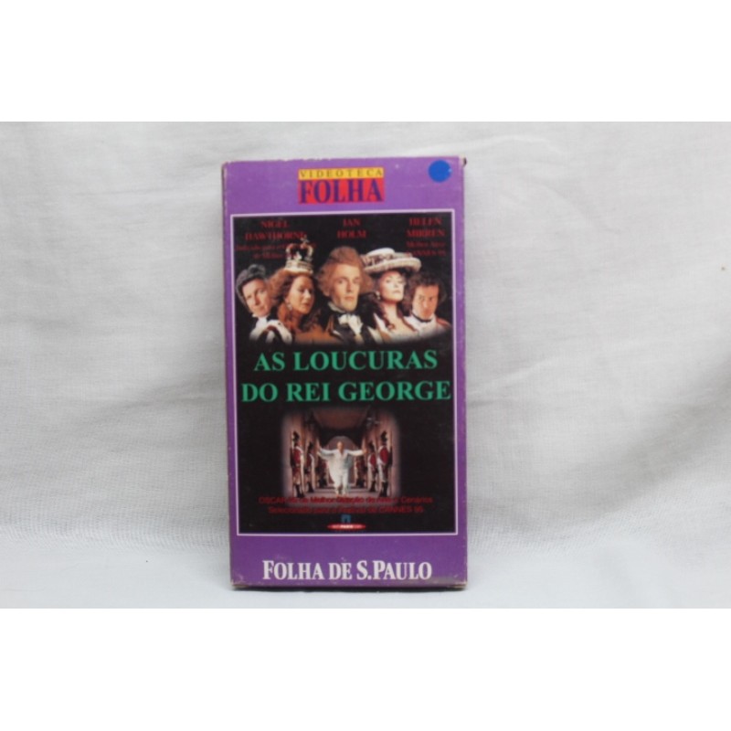 VHS As Loucuras do Rei George