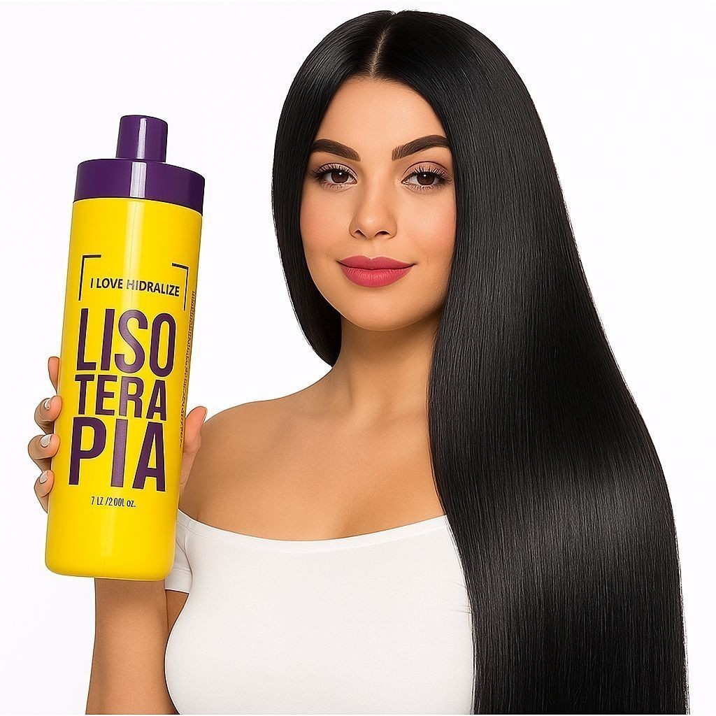 Tratamento Orgânico Lisoterapia 1L – Progressiva Sem Formol com Efeito Gloss Imediato