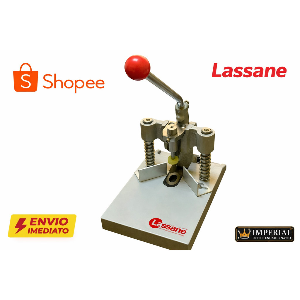 Canteadeira Industrial Lassane 250 Folhas Perfurador Circular 10mm Alta Precisão Profissional