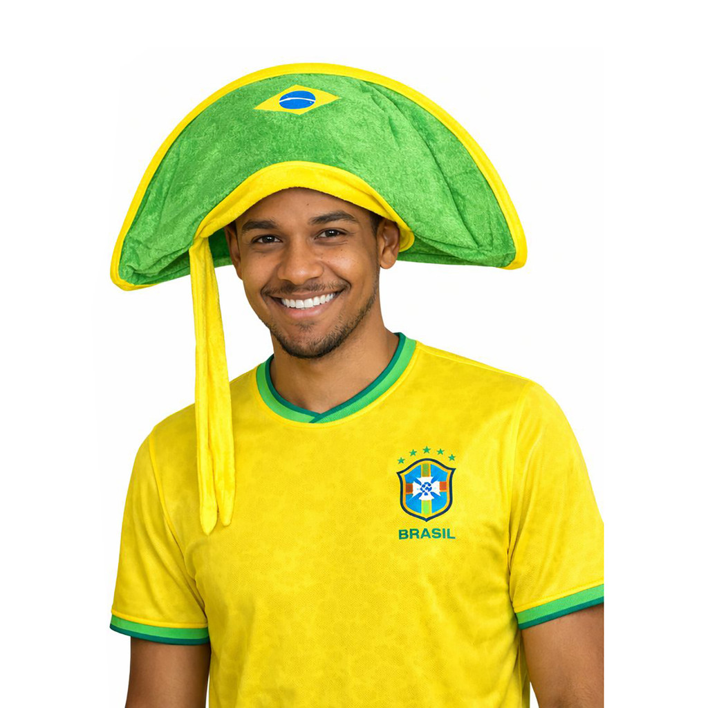 Chapéu Pirata Torcedor Seleção Brasileira Copa Do Mundo