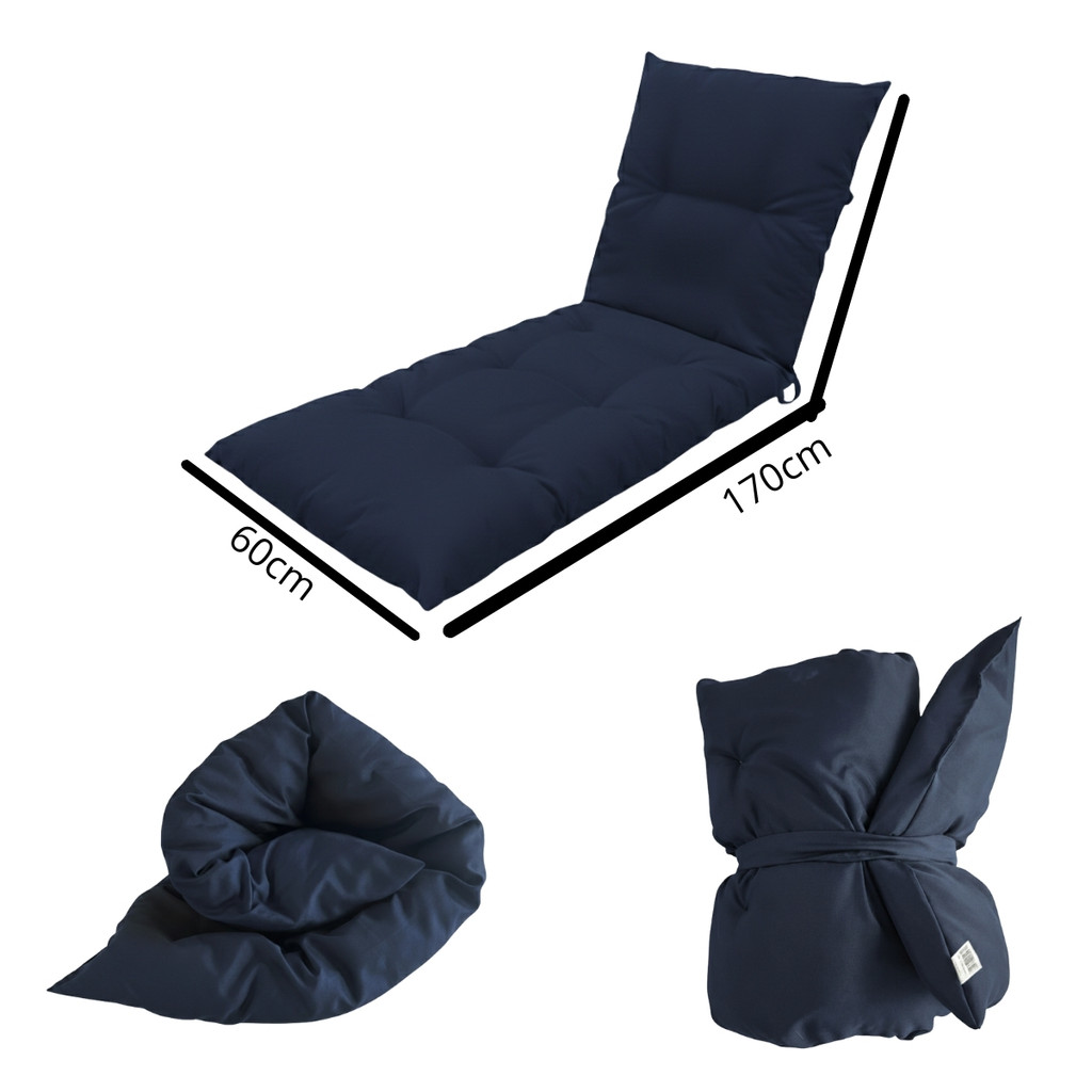 Almofada/Colchonete 1,70x60cm Futon Cadeira Sofá Pallet Grande Espreguiçadeira