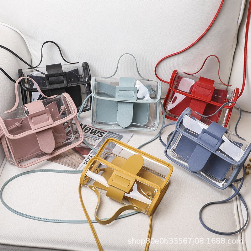 Bolsa De Mão Feminina Transparente