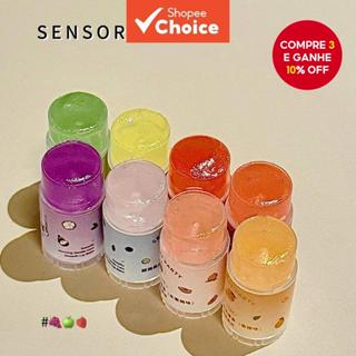 SENSORY PARTY Conjunto de 8 Batons de Sabor com Cor, Hidratante, Brilho Suave, Hidratação Duradoura, Vitamina E, em Oferta na Shopee