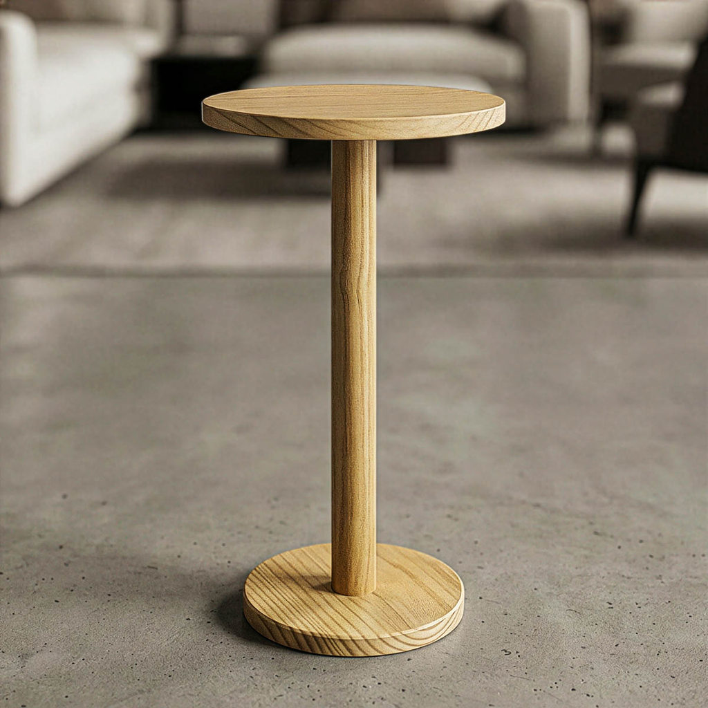 Mesa Média 49 Cm Lateral E Apoio Para Sala Quarto Decorativa em Oferta na Shopee