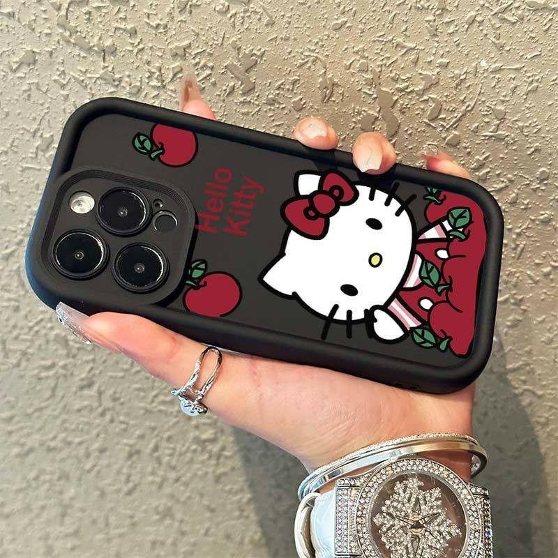 Hello Kitty TPU anti-impacto Capinha Capa Para Samsung A14 A15 A54 A55 A05S A16 A07 A17 S22 S23 S25 FE Ultra em Oferta na Shopee