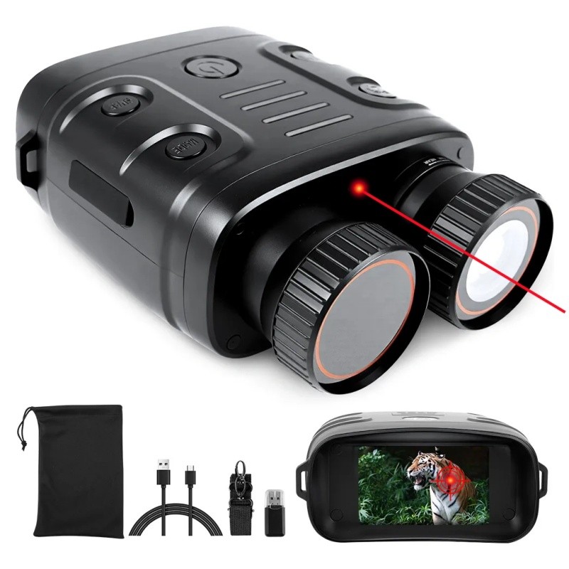 Binóculo Visão Noturna Para Caça Infravermelho Night-Visions Dispositivo Binocular, 5x Binocular, Alcance 300 Metros