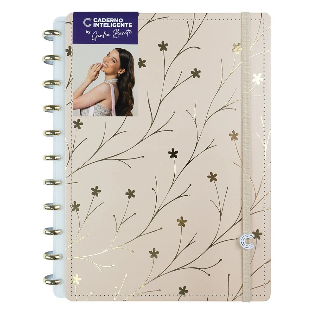 Caderno Inteligente Miss Floral By Giulia Benite 10 Materias - CIGD4404