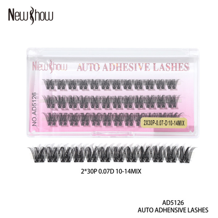 New Show AD5126 Cílios Tufos Sem Nó 0.07--D 9-14MIX Extensão de Cilios Alongamento/PACOTE MÚLTIPLO