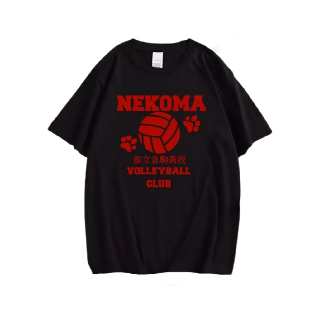 [Camiseta Premium em Algodão Puro]GXG Camiseta 100% Algodão Nekoma Volley ball Volei Esporte Blusa Unissex