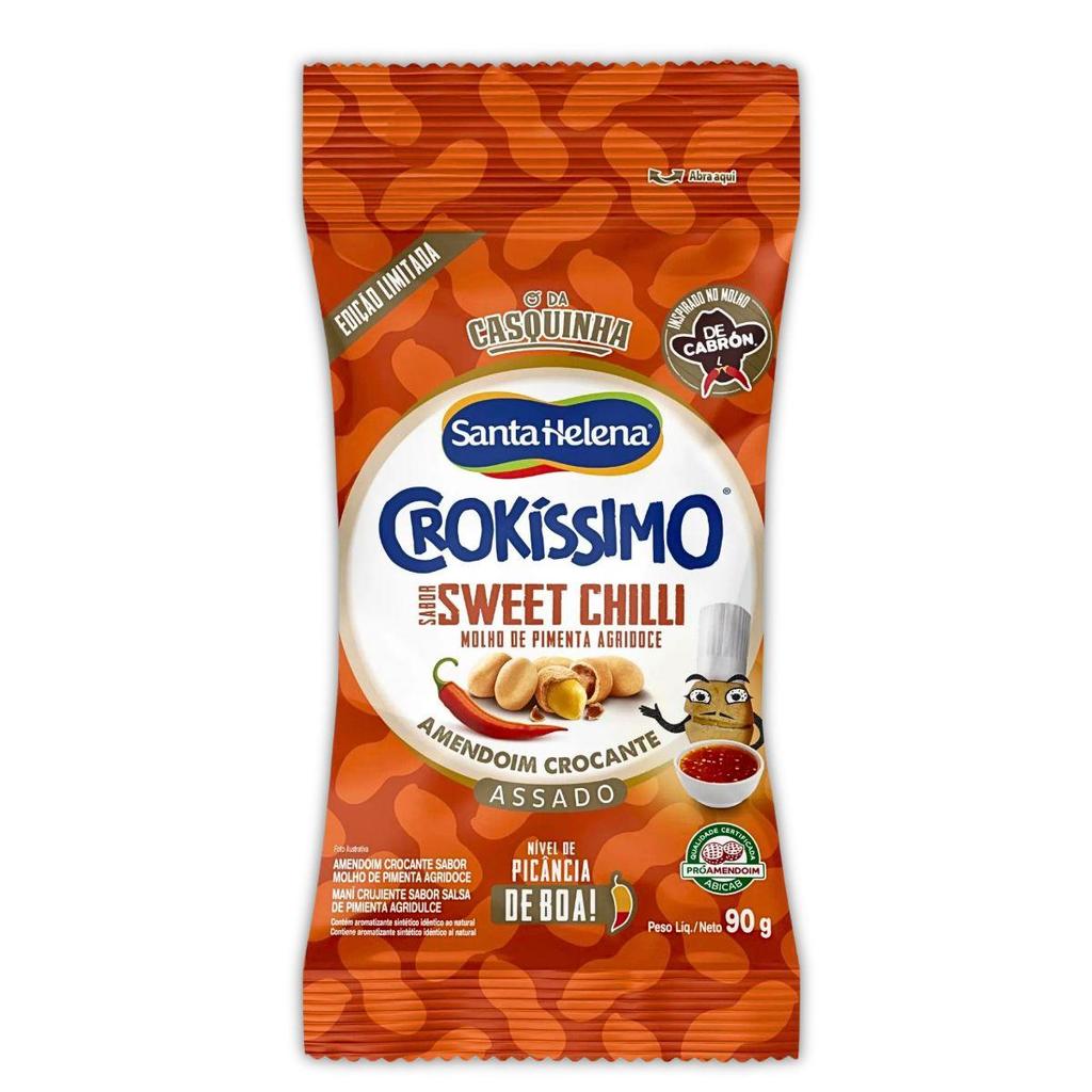 Crokissimo Amendoim 90g Crocante Decabrón Sweet Chilli