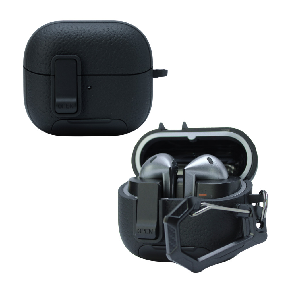 Capa Protetora Urban Noir Nerdcase para Samsung Galaxy Buds 3, Buds 3 Pro, Buds 