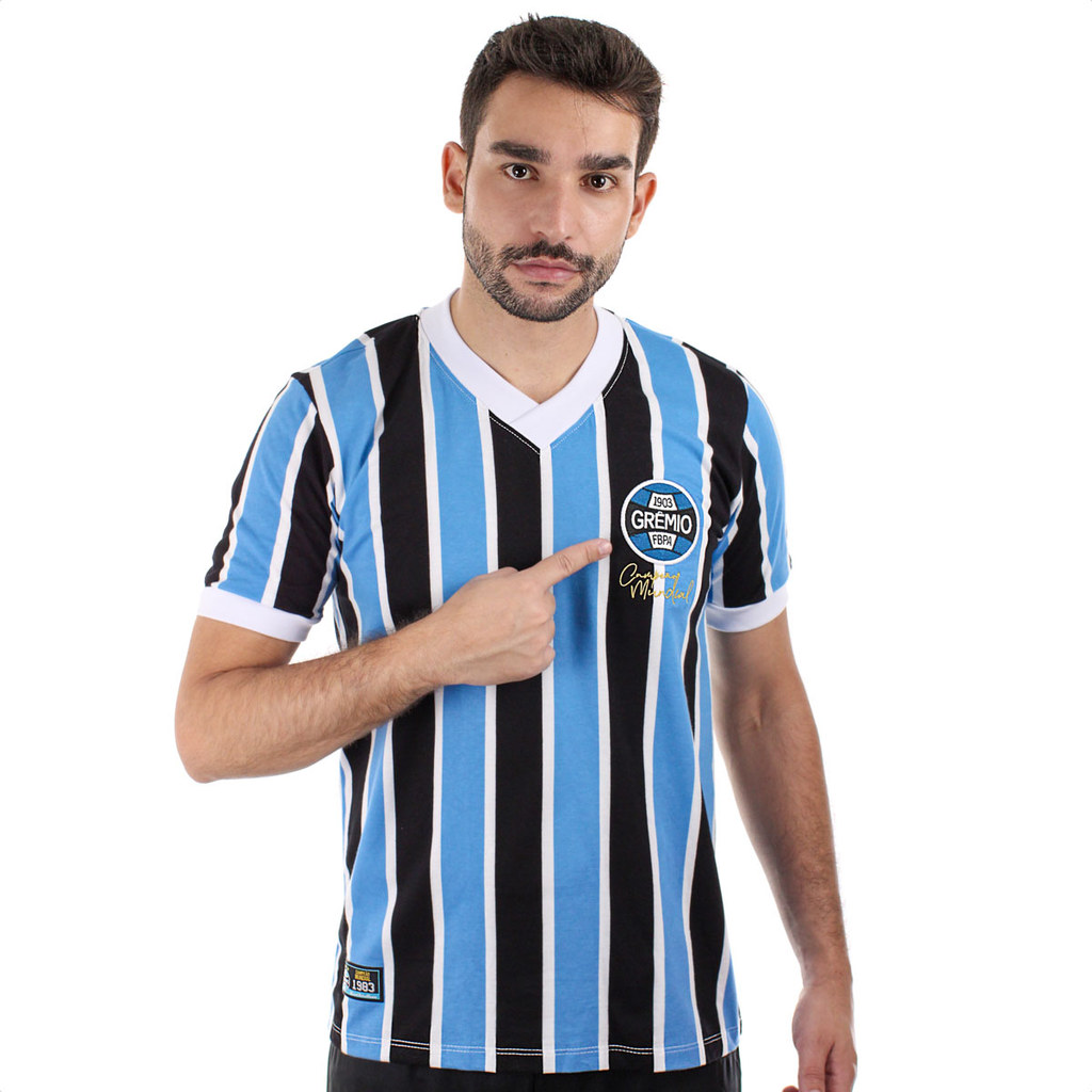 Camisa de time RetrôMania Grêmio Retrô 1983 - Masculino