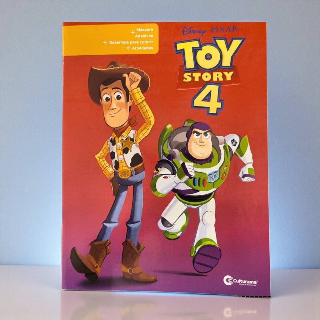 Livro de Atividades e Adesivos - Toy Story - Disney Original - 1 unidade - Rizzo