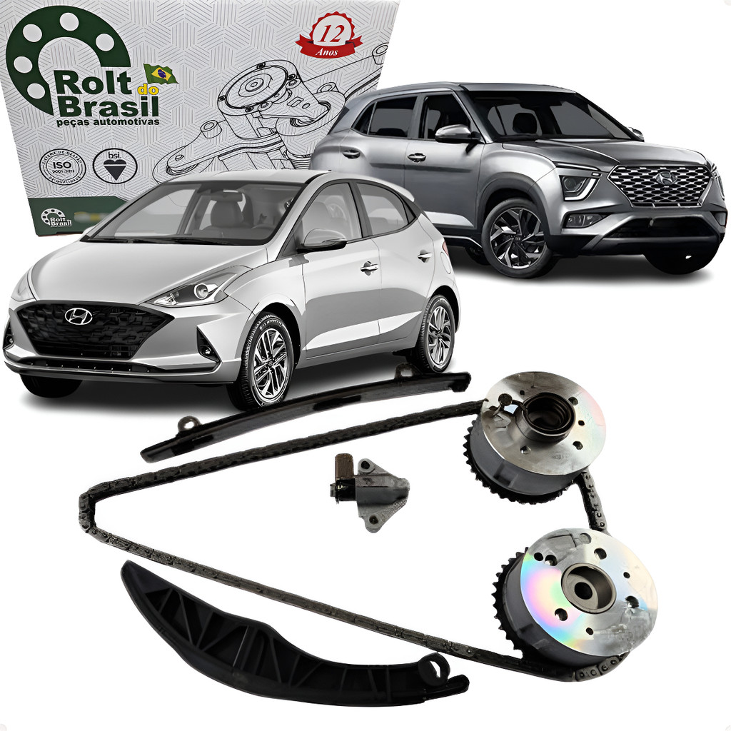 Kit Corrente Motor Distribuição Hb20 Creta 1.0 Tgdi 2020/25