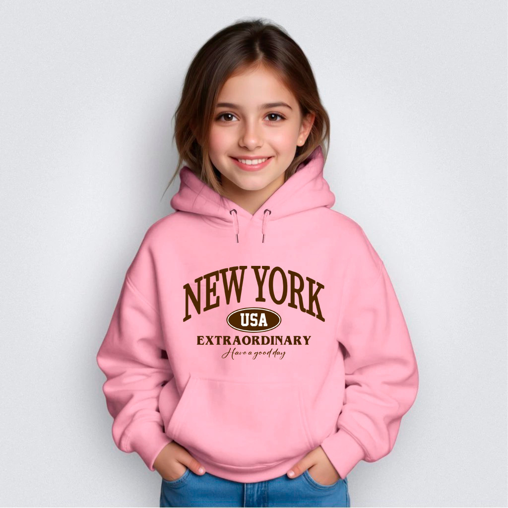 Moletom Feminino new Infantil Moletom Canguru Casaco Infantil Blusa de Frio infantil Moletom Juvenil