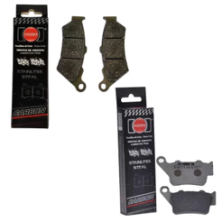Pastilha Fischer Diant + Tras Royal Enfield Interceptor 650 continental 650 535