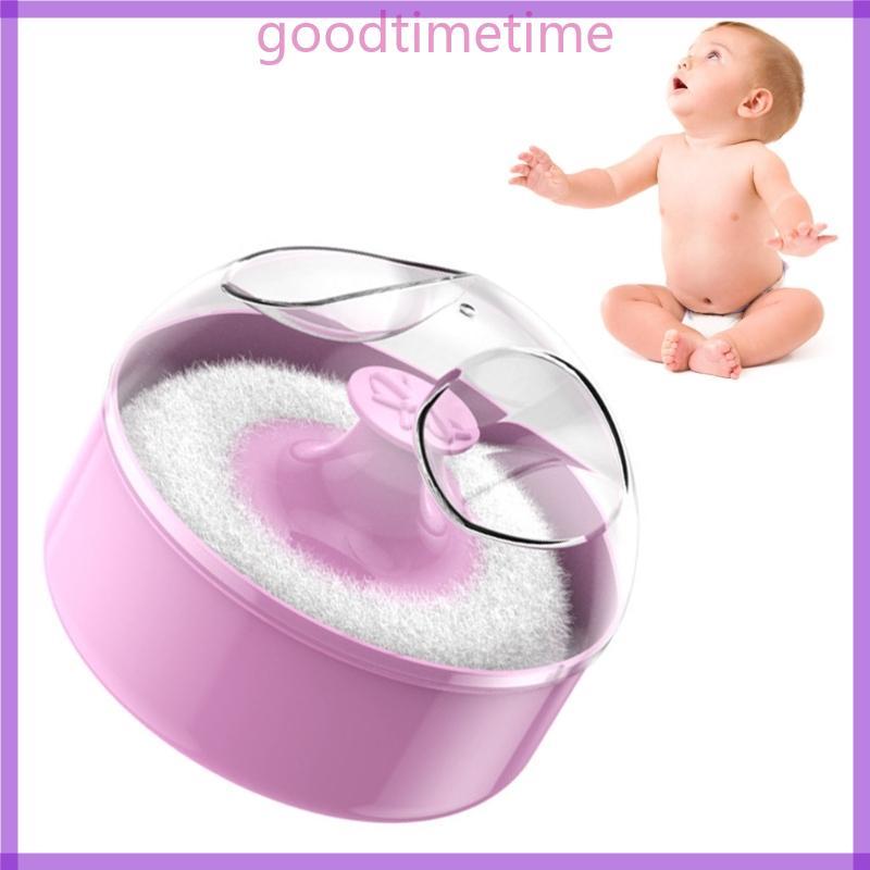 Bom Bebê Corpo Cosméticos Pó Puff Para Crianças Infantil E Recipiente Caso Vazio Solto
