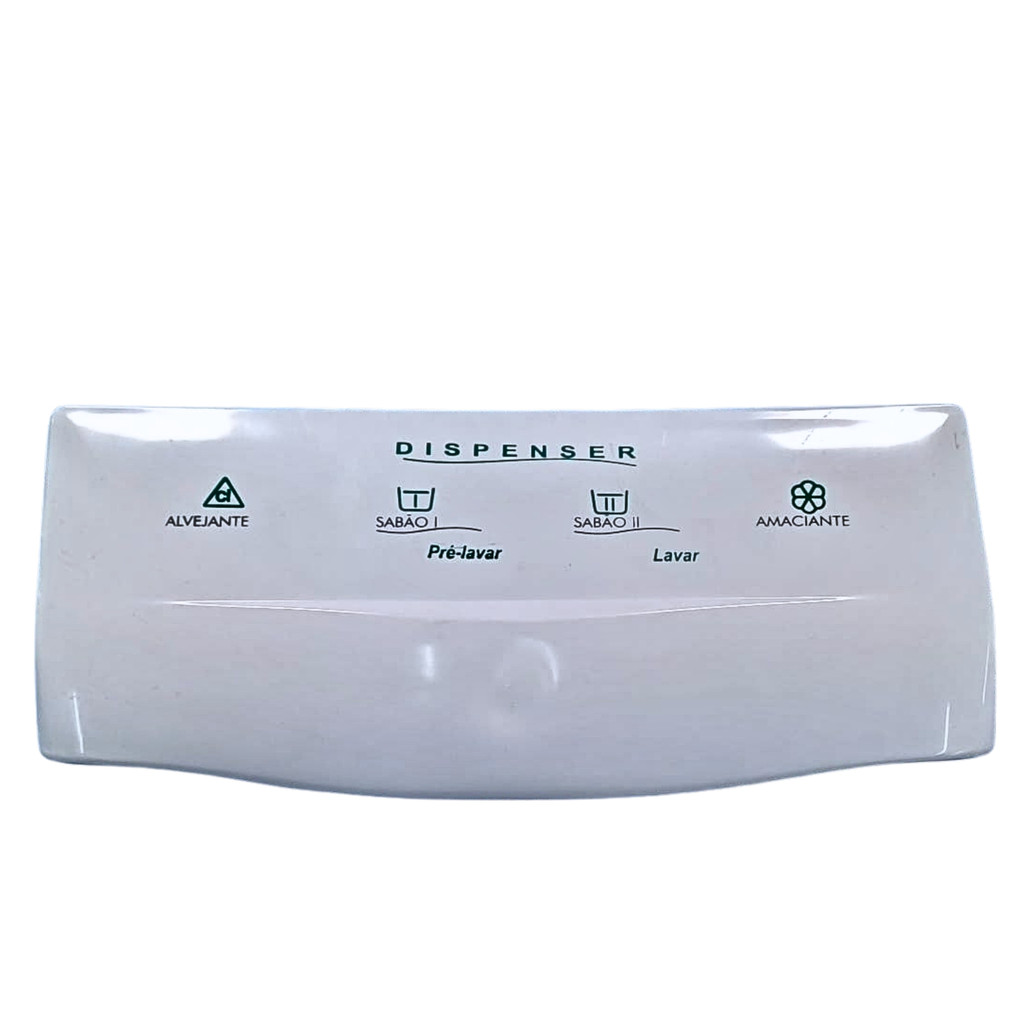 Puxador do dispenser lavadora brastemp bwq22 bwf22 bwf24 bwt