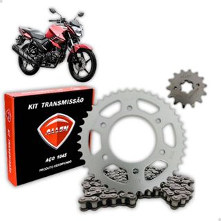 Kit Relação Transmissão Fazer 150 2014 ate 2024 aço 1045 em Oferta na Shopee