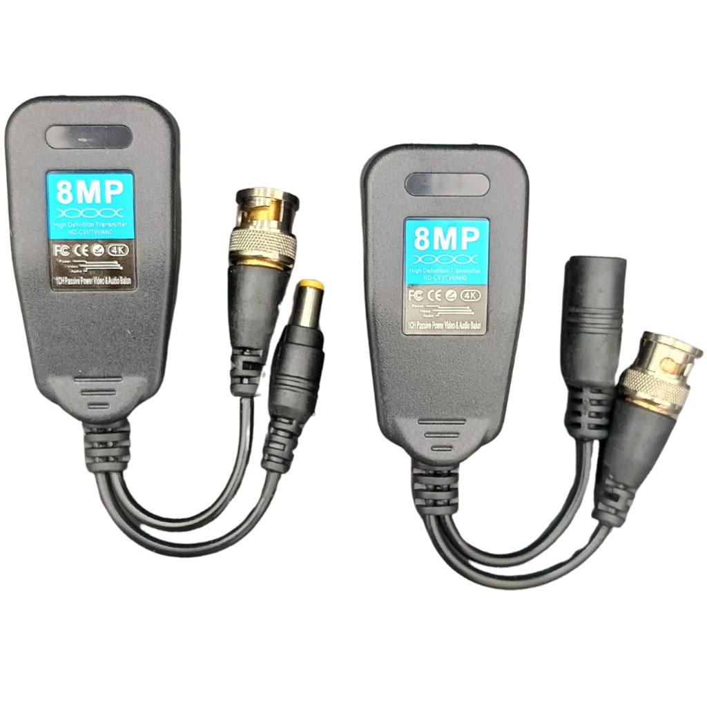 Power Balun Rj45 C/ Alimentação Hd-cvi Hd-tvi Hd-ahd - P104