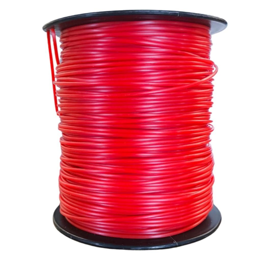 Fio De Nylon Para Roçadeira 3,0mm Redondo Rolo Com 15m