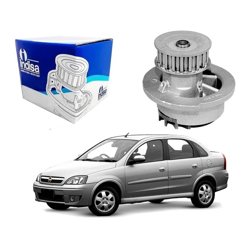 Bomba Dagua Indisa Corsa Sedan 1.0 1.4 2004 A 2012 em Oferta na Shopee