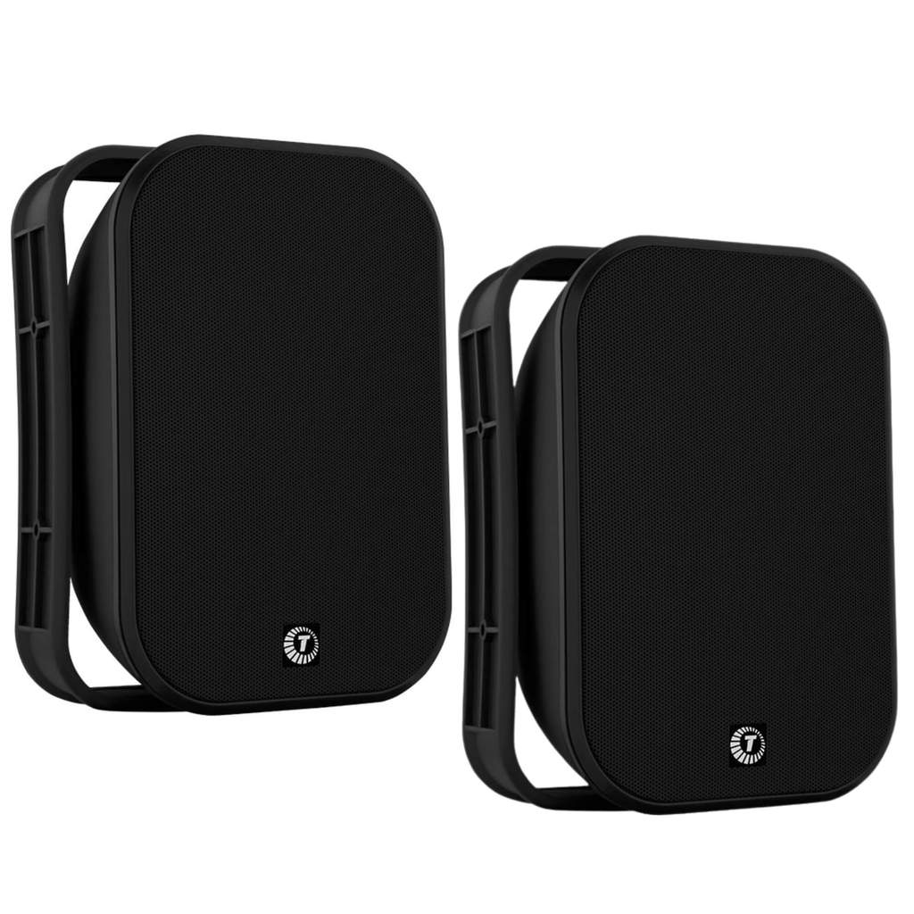 2 Caixas de Som Ambiente Sobrepor Outdoor TAQ-62 8Ohms 120W 6" Pol cor Preta (Par) Taramps - 902501