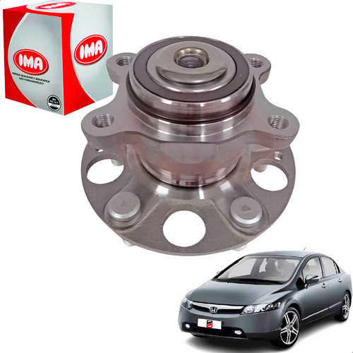 Cubo De Roda Traseiro Honda Civic 1.5 1.8 2.0 16v 2006/2017