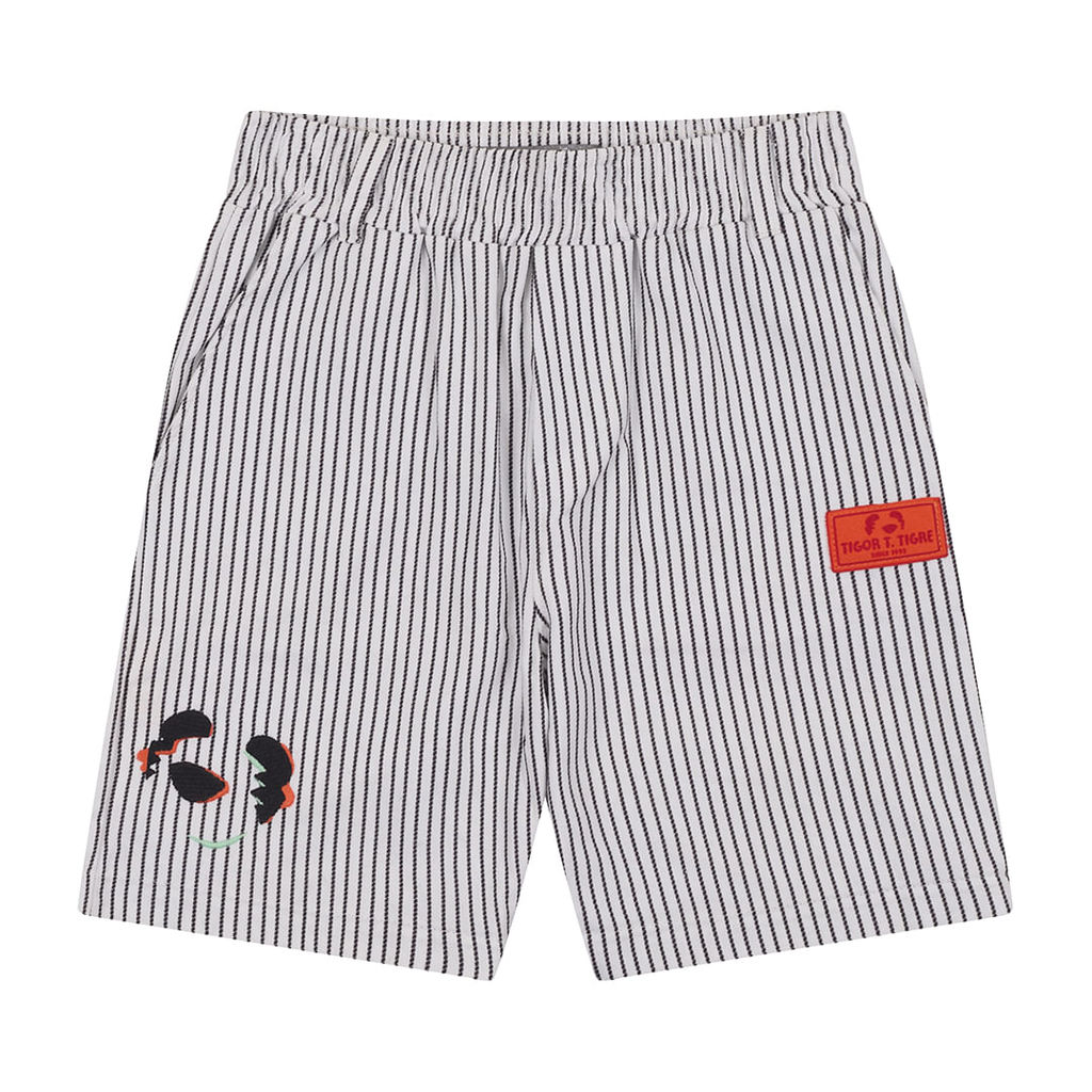 Bermuda Listrada Infantil Masculina Tigor T. Tigre em Oferta na Shopee