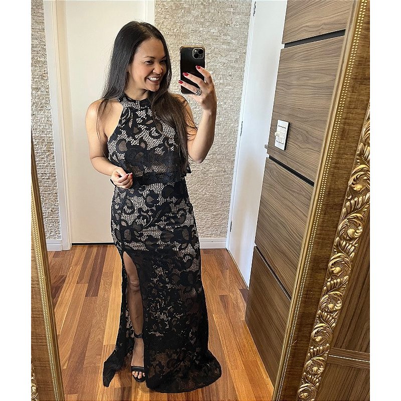 Vestido Marta em Crepe - Tamanhos P e M