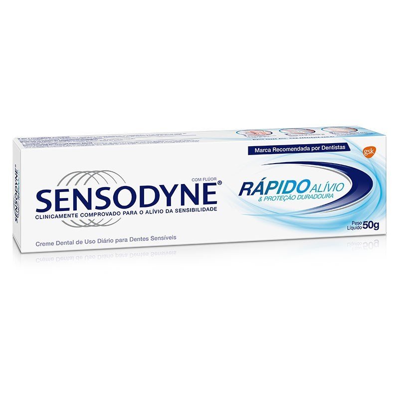 Creme Dental Sensodyne Rápido Alívio 50g