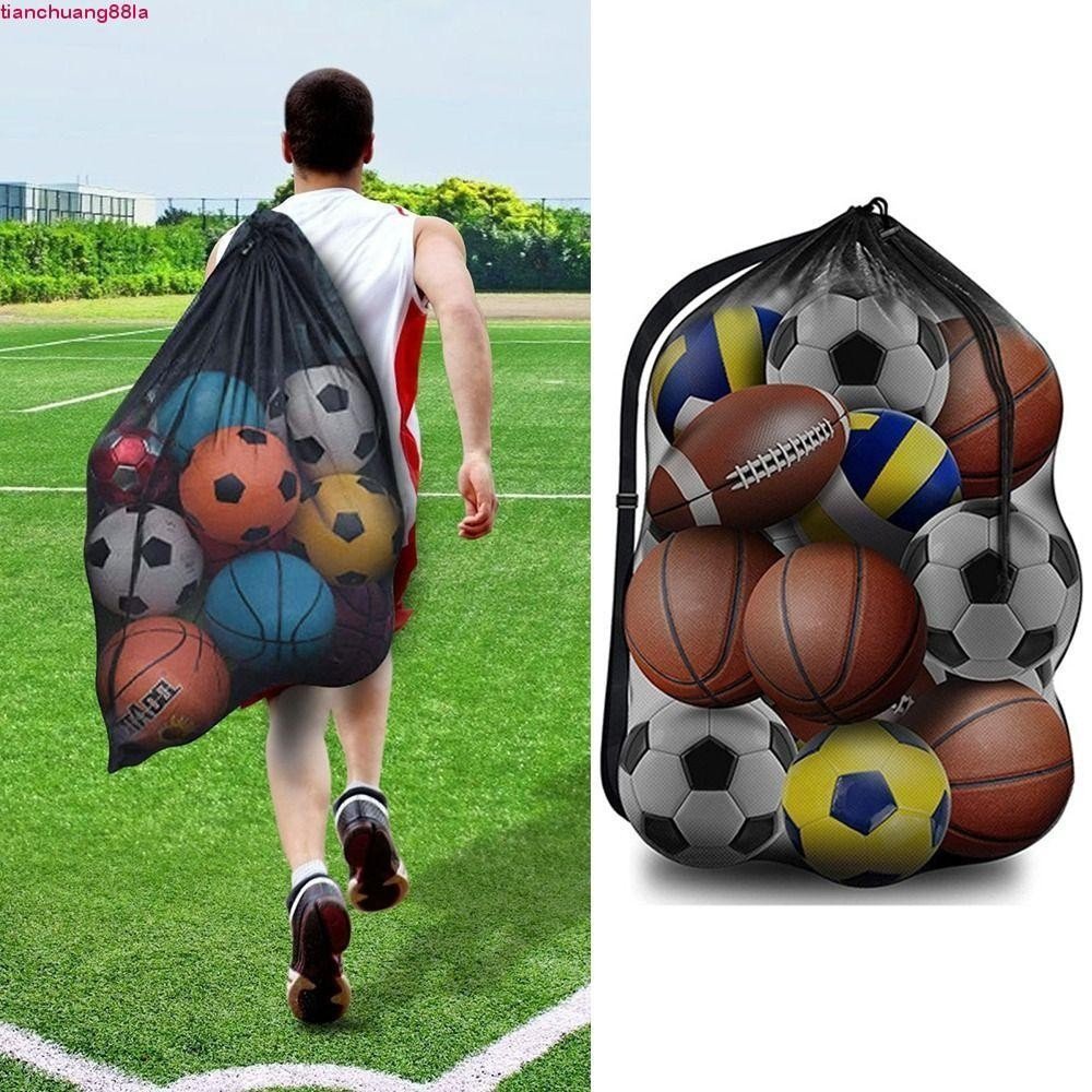 Saco De Bola De Futebol De Basquete TIANCHUANG , Malha Resistente Extra Grande Do Da Dos Esportes , Durável